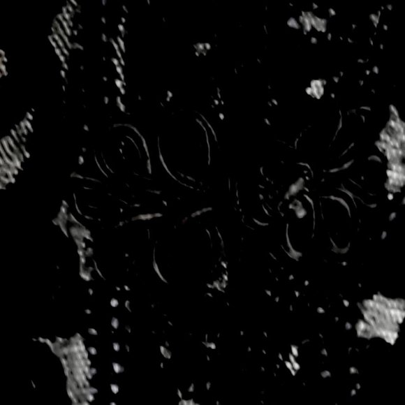 Vintage Large Jasmi Black Lace Button Up Party Vest - Picture 8 of 11